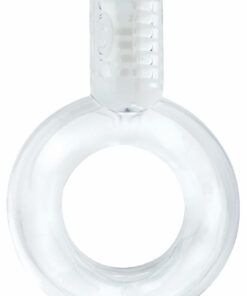 Go Vibe Ring Disposable Cock Ring - Clear