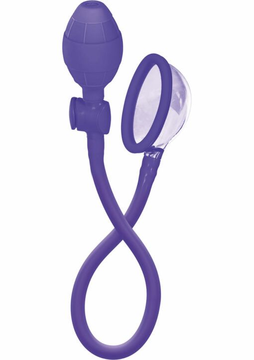 Mini Silicone Clitoral Pump - Purple