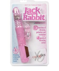 Jack Rabbit Petite Thrusting Rabbit Vibrator - Pink