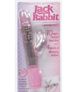 Jack Rabbit Thrusting Action Rabbit Vibrator- Pink