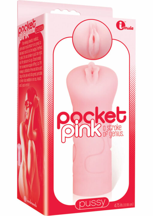The 9`s - Pocket Pink Mini Pussy Masturbator - Pink