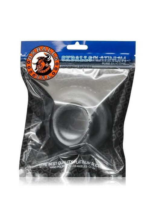 Oxballs Juicy Silicone Cock Ring 3.5in - Black
