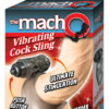 MachO Vibrating Cock Sling Cock Ring - Black
