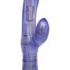 First Time Dual Exciter Rabbit Vibrator - Purple