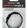 Perfect Fit Speed Shift Adjustable Cock Ring - Black