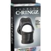 Fantasy C-Ringz Silicone Rock Hard Cock Ring and Ball-Stretcher - Black