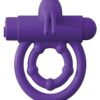 Fantasy C-Ringz Silicone Rabbit Ring Cock Ring with Remote Control - Purple