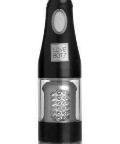 LoveBotz Ultra Bator Thrusting and Swirling Automatic Stroker - Black/Clear
