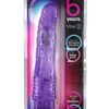 B Yours Vibe 2 Vibrating Dildo 9in - Purple