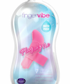 Play with Me Finger Vibe Silicone Vibrator - Pink