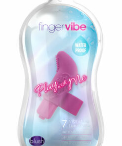 Play with Me Finger Vibe Silicone Vibrator - Purple