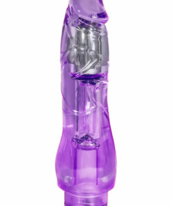 Naturally Yours Fantasy Vibrating Dildo 8.5in - Purple
