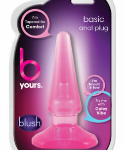 B Yours Basic Butt Plug - Pink