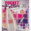 Pocket Exotics Warming Whisper Bullet - Silver