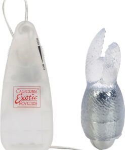 Pocket Exotics Snow Bunny Bullet 4in - Clear