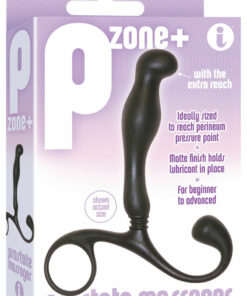 The 9`s - P Zone+ Prostate Massager - Black