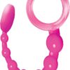 Wet Dreams Sex Snake Silicone Vibrating Anal Beads - Pink Passion