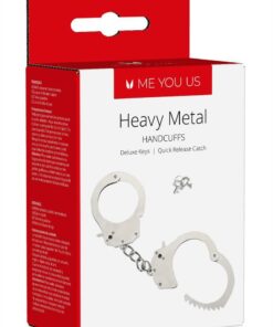 ME YOU US Heavy Metal Handcuffs - Silver