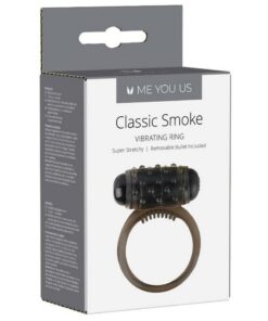 Linx Classic Smoke Vibrating Cock Ring - Smoke
