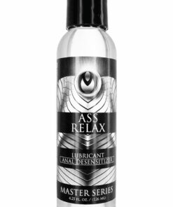 Master Series Ass Relax Water Based Desensitizing Lubricant 4.25oz