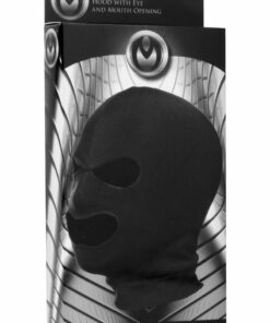 Master Series Spandex Hood with Eye and Mouth Holes - Black