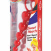 Frisky Sweet Heart Silicone Anal Beads - Red