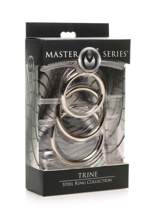Master Series Trine Steel C-Ring Collection - Silver