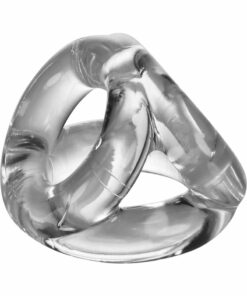 Oxballs Atomic Jock Tri-Sport Cock Ring - Clear