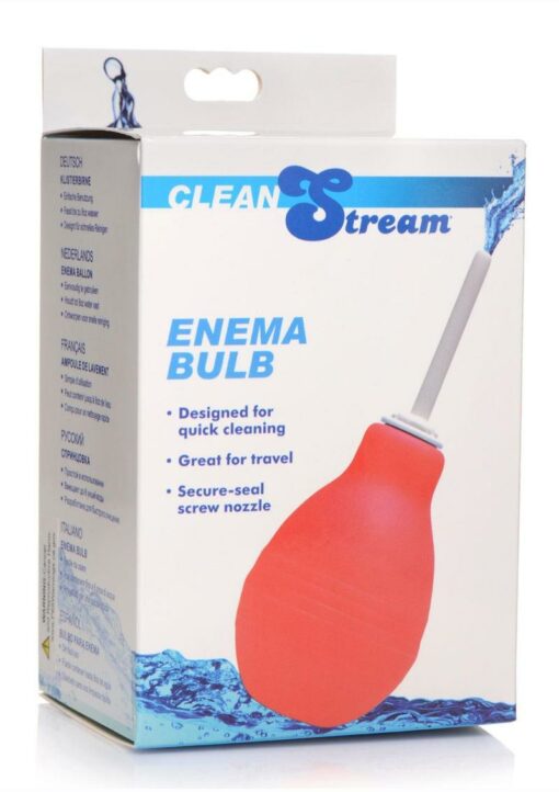 CleanStream Enema Bulb - Red
