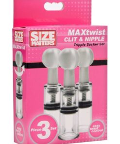 Size Matters Twisted Triplets Nipple and Clit Suckers