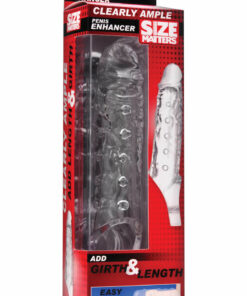 Size Matters Clearly Ample Penis Enhancer Sheath