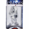 Prisms Asvini Glass Penis Anal Plug - Clear