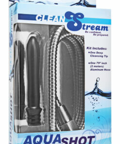 CleanStream Aqua Shot Shower Cleansing System - Silver