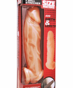 Size Matters Realistic Penis Enhancer and Ball Stretcher - Vanilla