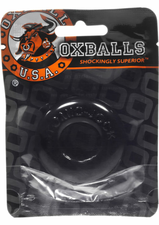 Oxballs Atomic Jock Do-Nut-2 Fatty Cock Ring - Black