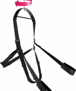 Trinity Vibes 360 Spinning Sex Swing Packaged - Black