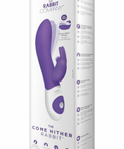 The Rabbit Company The Come Hither Rabbit Rechargeable Silicone G-Spot Vibrator - Purple