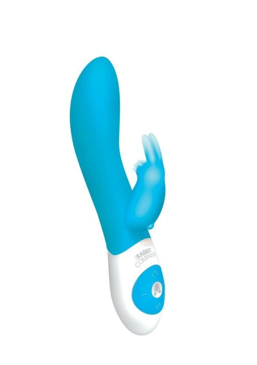 The Rabbit Company The Come Hither Rabbit Rechargeable Silicone G-Spot Vibrator - Blue