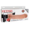 Fetish Fantasy Series Vibrating Hollow Strap-On Dildo and Harness with Remote Control 11in - Vanilla