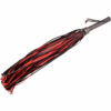 Rouge Leather Flogger - Black and Red