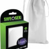 Safe Sex Antibacterial Toy Bag - Medium - White