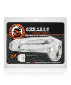 Oxballs Daddy Cock Sheath - Clear