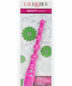 Booty Call Booty Flexer Silicone Beaded Butt Plug - Pink