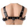 Strict Leather English Bull Dog Harness - Black