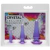 Crystal Jellies Anal Initiation (3 Piece Kit) - Purple