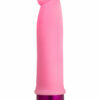 Luxe Purity Vibrating Dildo 7.5in Silicone - Pink