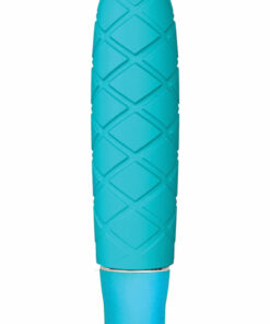 Luxe Cozi SiliconeMini Vibrator - Aqua