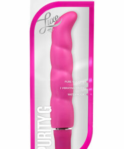 Luxe Purity G Silicone G-Spot Vibrator - Pink