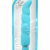 Luxe Purity G Silicone G-Spot Vibrator - Aqua