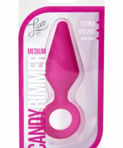 Luxe Candy Rimmer Silicone Butt Plug - Small - Pink